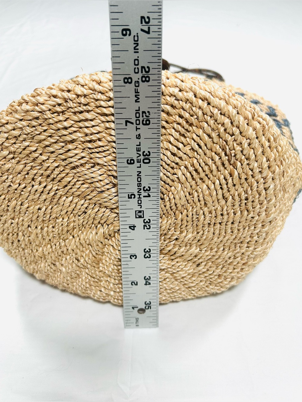Vintage Y2K Woven Abaca Straw Purse - Picture 4 of 14